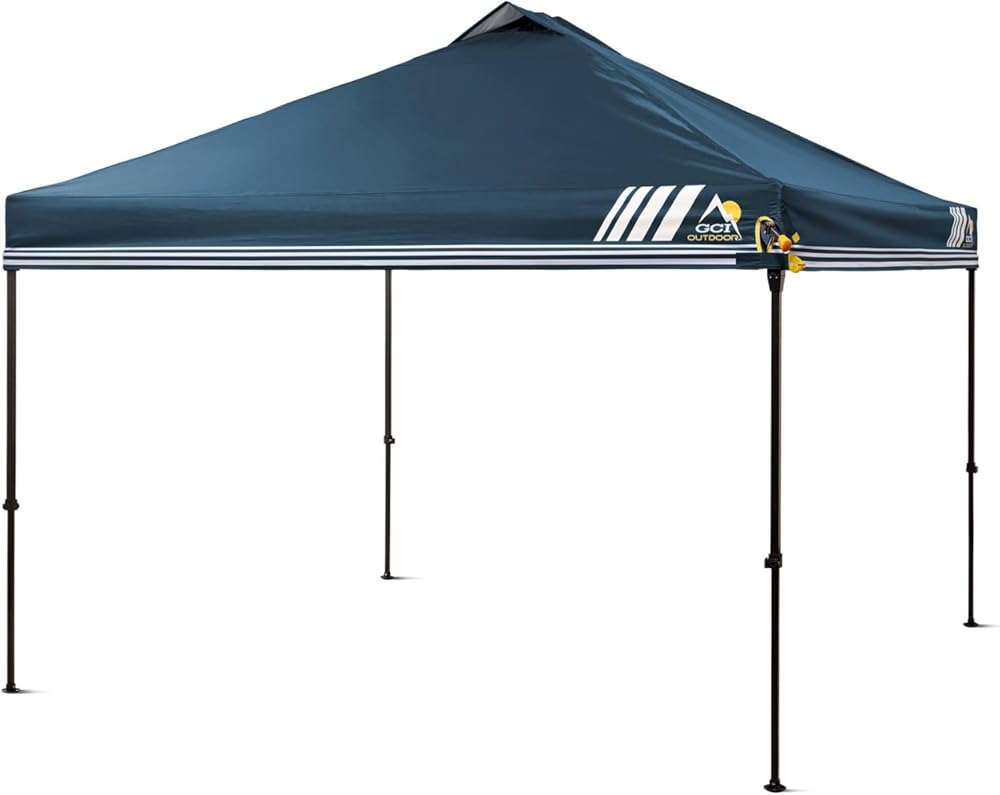 GCI Outdoor LevrUp Pop Up Canopy Tent, 10x10, Navy