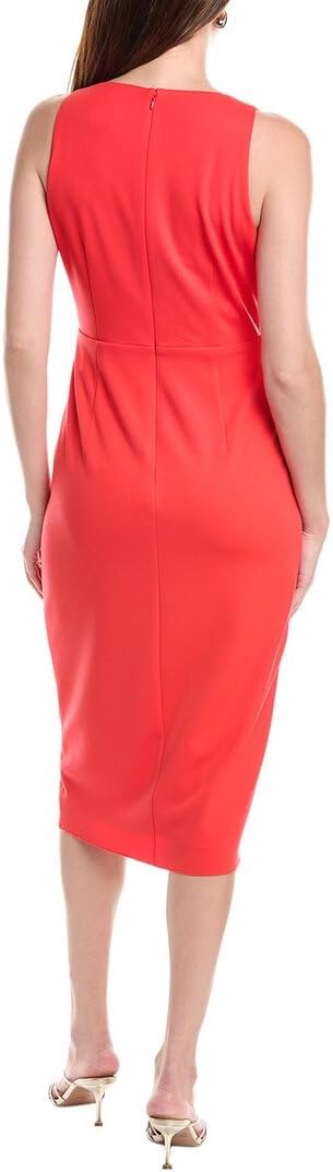 Anne Klein Womens Tulip Hem Classic Midi Dress