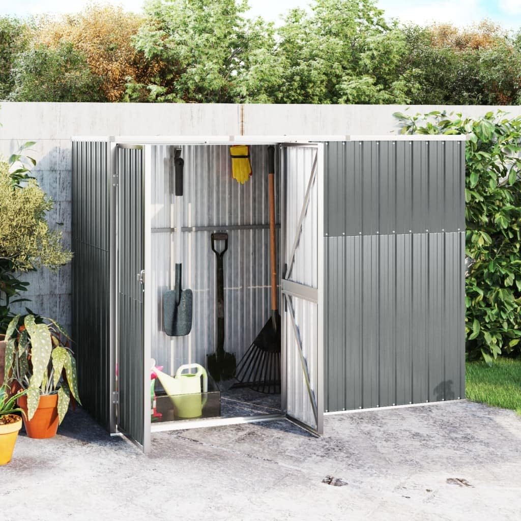 Outdoor Storage Garden Storage Room Outdoor Tool Shed Garden Tool Shed Gray 88.6