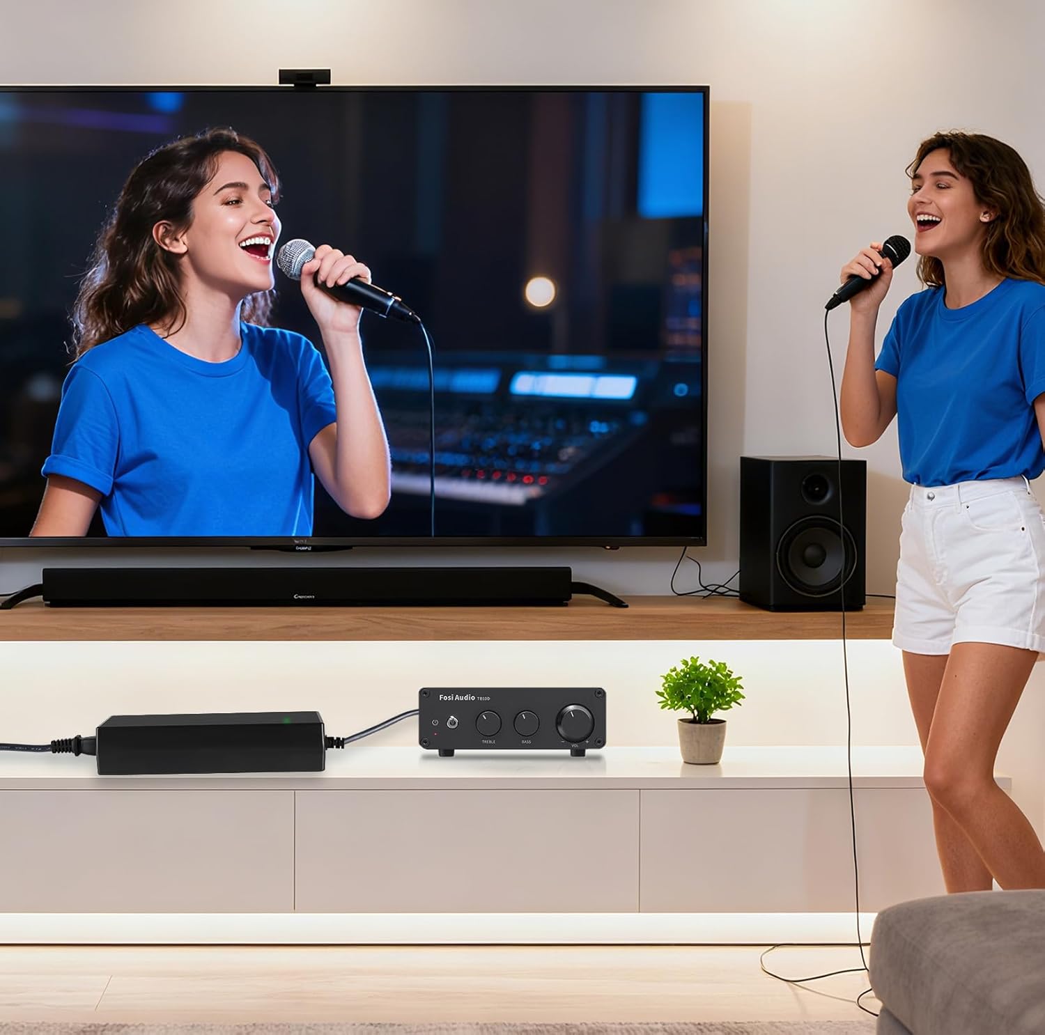 48V 10A GaN Power Supply, AIYIMA DC48V 10A Compatible with Home Audio Amplifiers ZA3, V3, V3 Mono, TB10D, BT20A Pro Featuring The TPA3255 Stereo Class D Amplifier