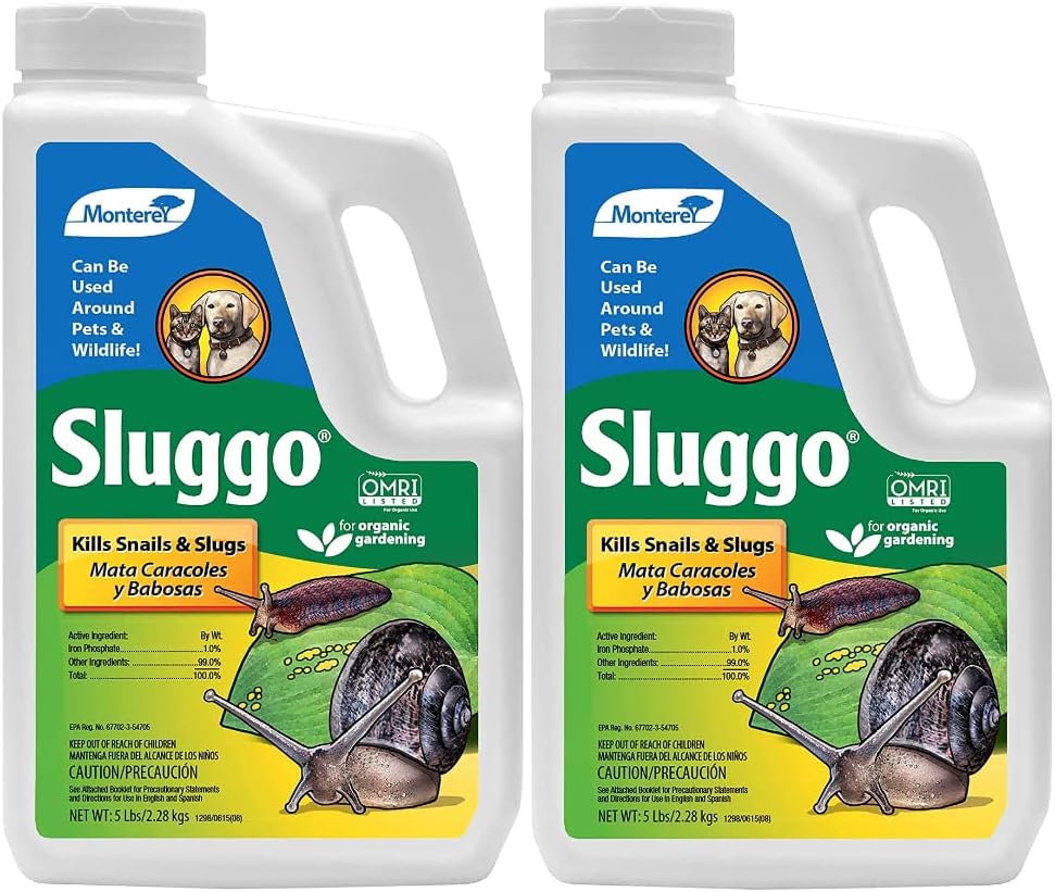 Sluggo Snail & Snail Bait 5 Lb, 2 Pack