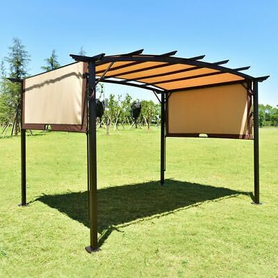 TM Replacement for/Fits 12' x 9' Pergola Kit Metal Frame Gazebo&Canopy Cover Patio Furniture Shelter Size : 12.0' X 9.0' X 7.5'