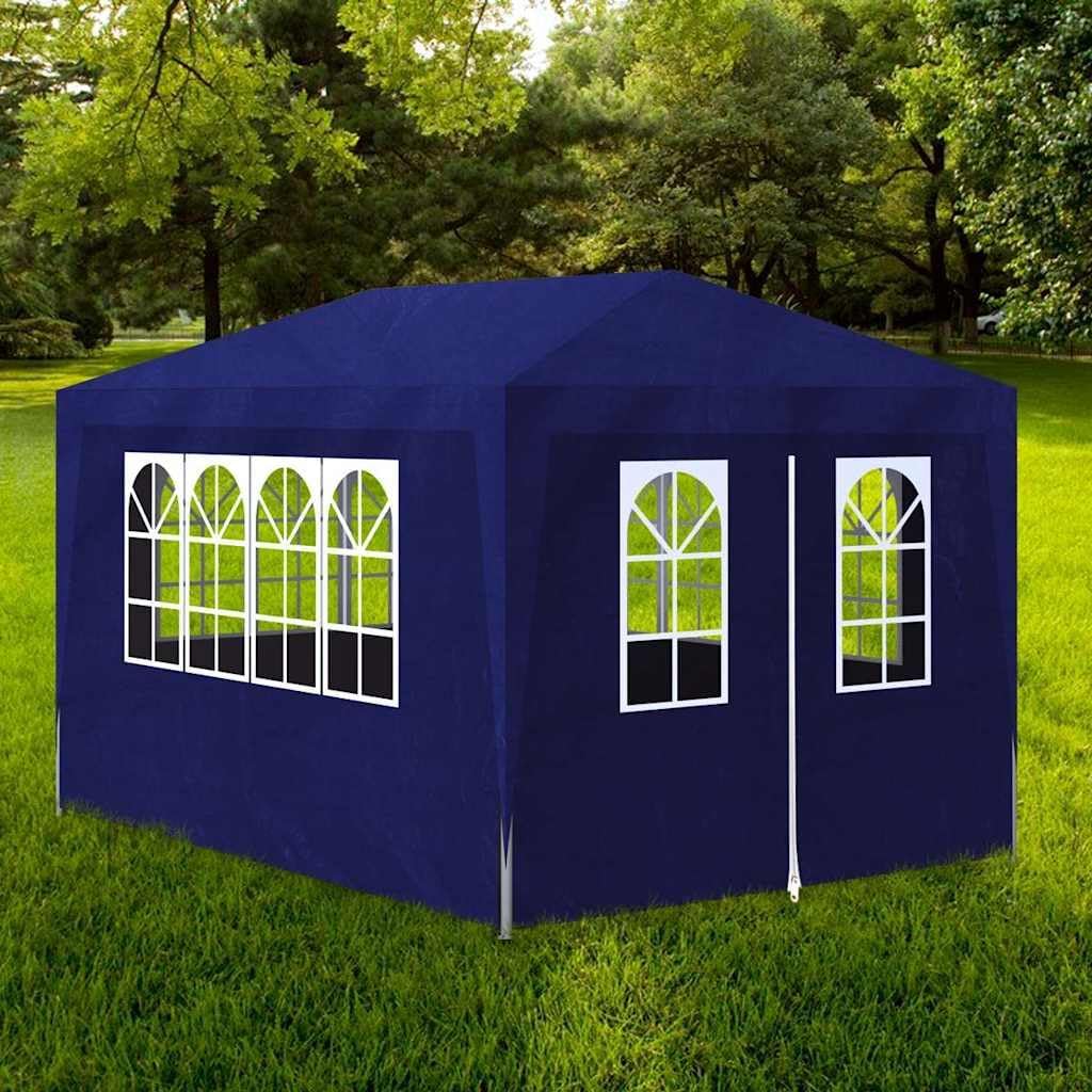 Party Tent 10'x13' Blue Patio Furniture