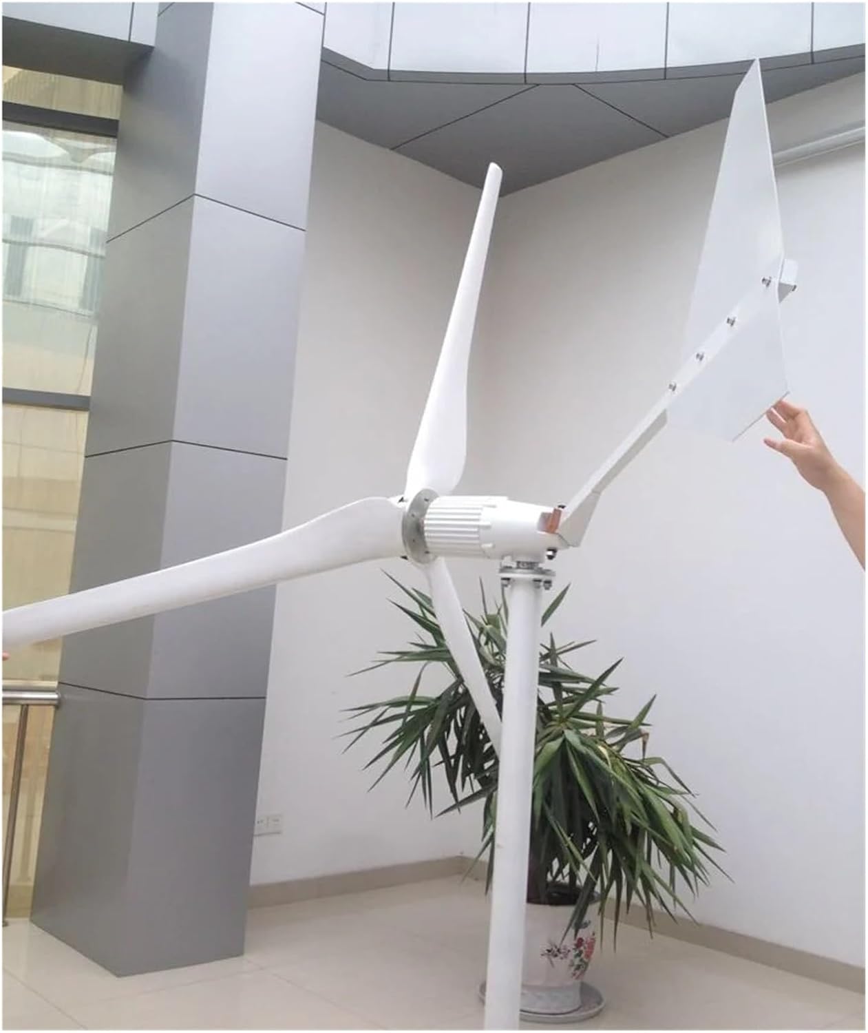 Wind Turbine, 1500W 48V 96V 120V Wind Turbine Generator Alternative Energy Generators for Home Low Wind Speed Starting Wind Turbines,for Home, Farm, RVs, Boats(3 Blades_48V)
