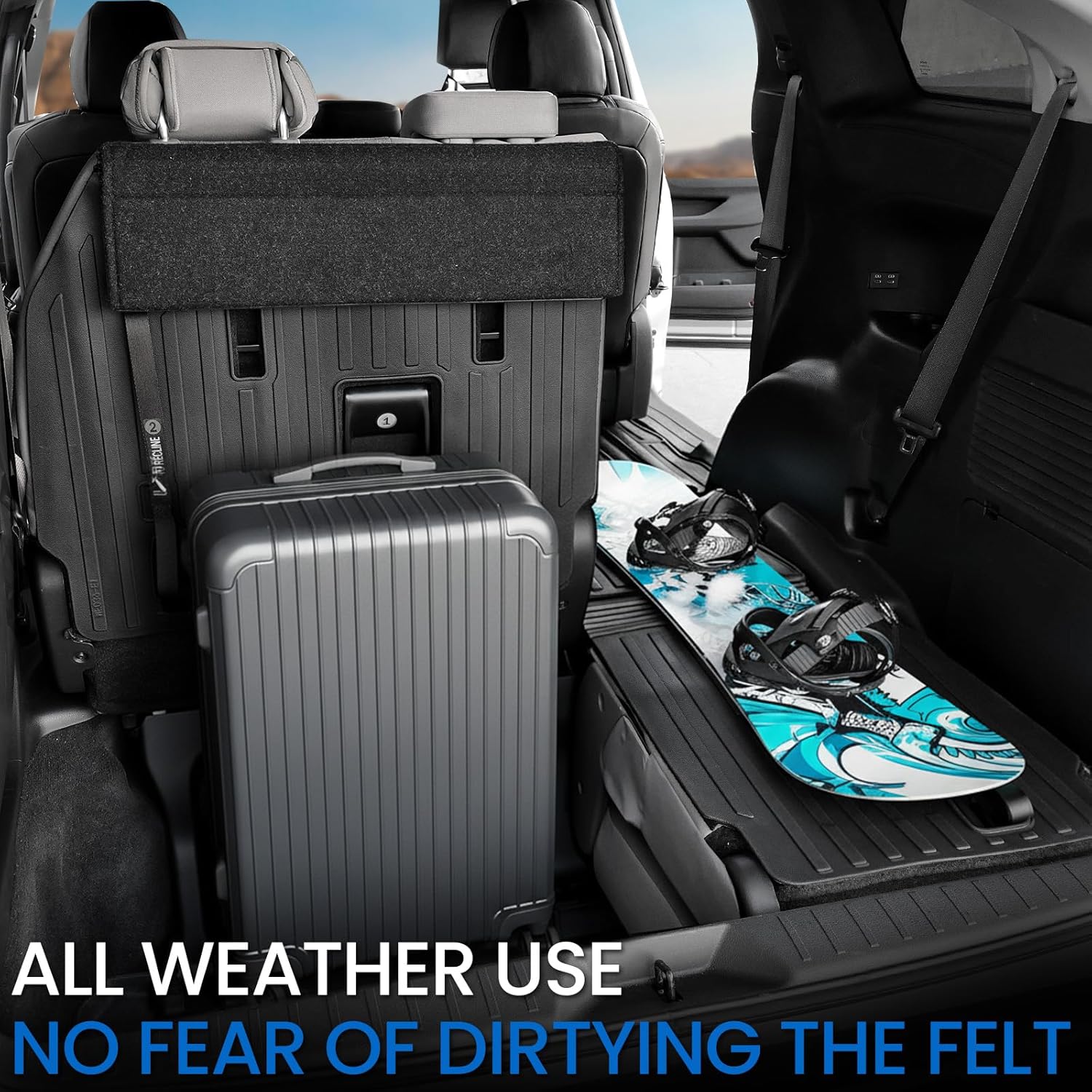 Floor Mats Set for 2021-2025 2026 Toyota Sienna (Only for 7 Seats), All Weather TPE Backrest Mat Trunk Lower Well Mat Cargo Liner Door Sill Guards Accessories (7 Seats Full Mats Set)