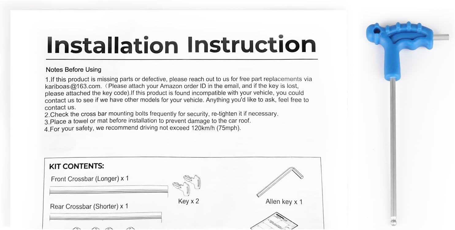 Roof Rack Cross Bars Compatible with Subaru Crosstrek Wilderness 2024-2026, Adjustable Aluminum Heavy Duty 300 LBS Anti-Theft Lock Cargo Carrier Rooftop Crossbar Accessories for Bike,Snowboard,Luggage
