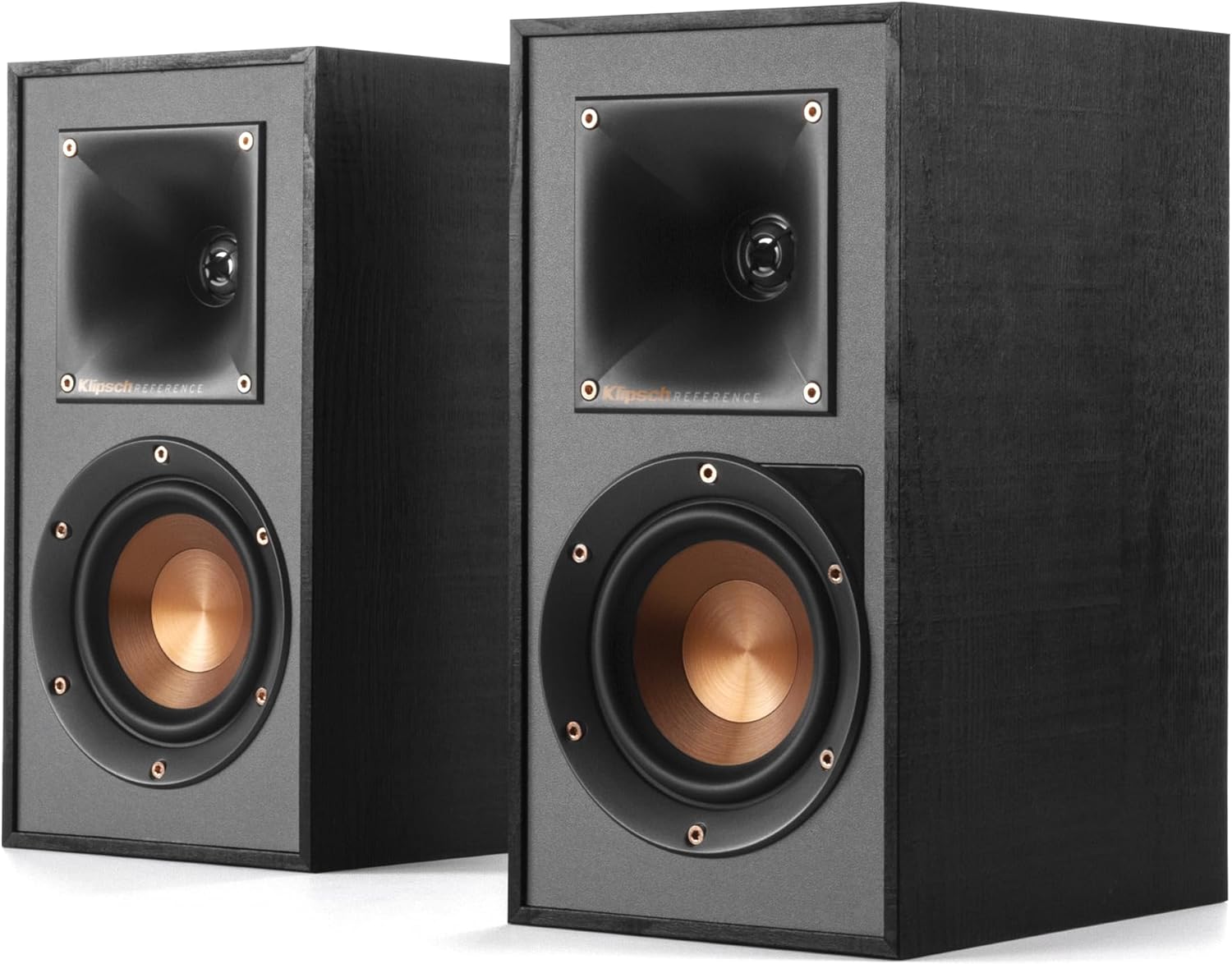 Klipsch R-41M Reference Bookshelf Speakers (Pair), Black