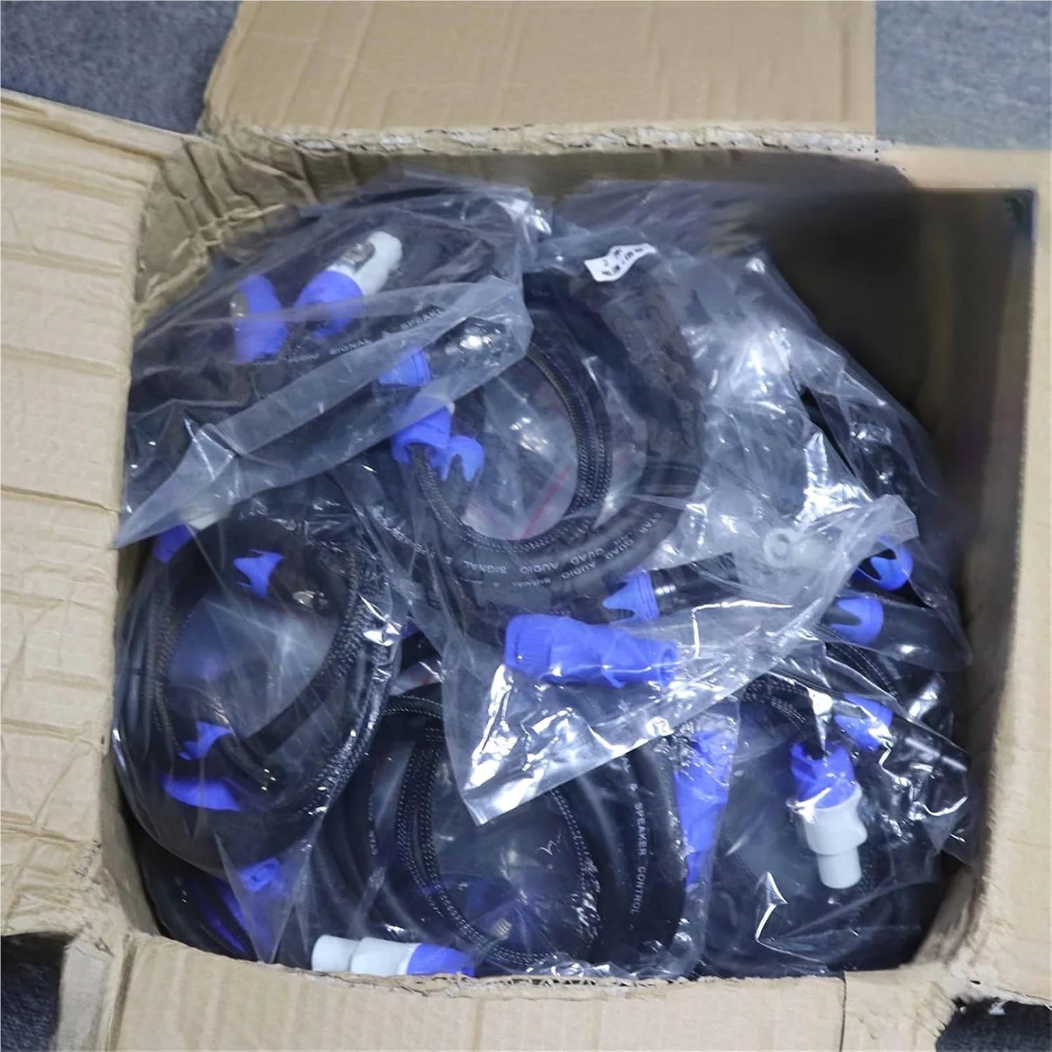 3-pin XLR Combo Cable 1m 2m 3m 5m Power con DMX Cable for Stage Lighting Led Screen(5 Meters)