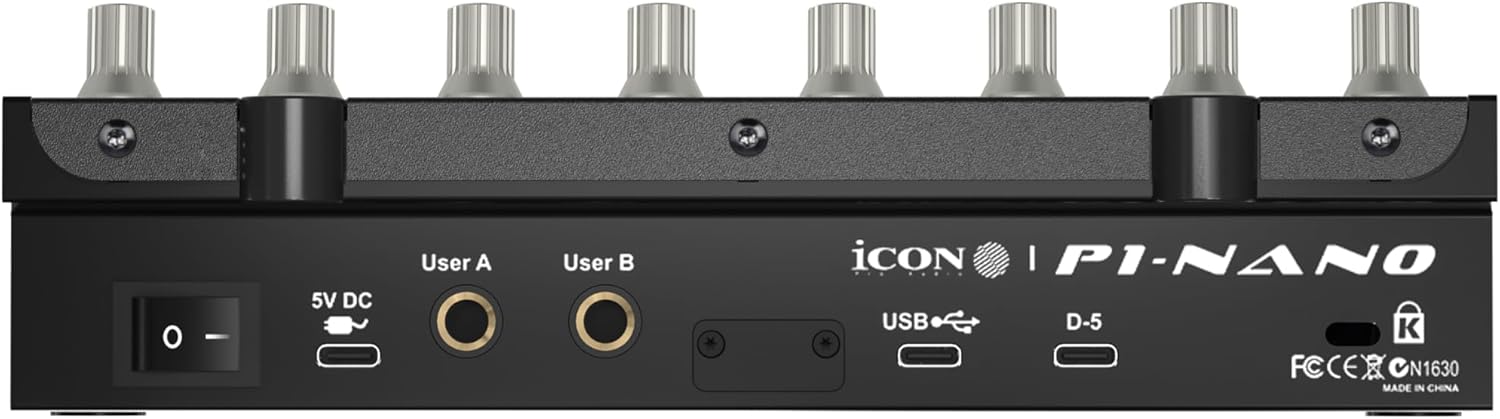 iCON Pro Audio P1 Nano Compact USB C-MIDI Control Surface