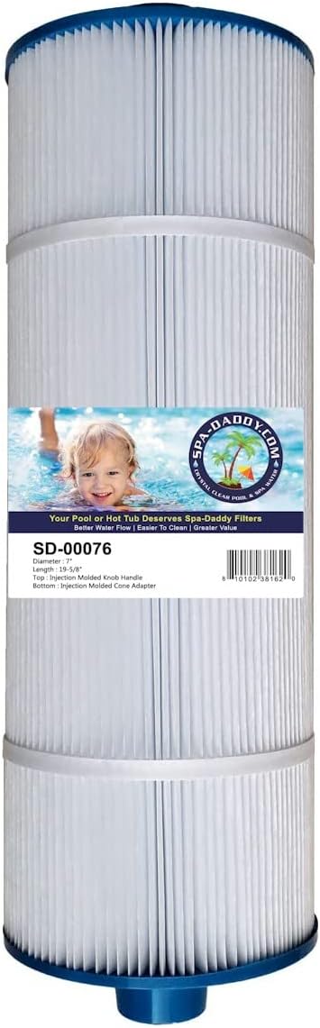 Spa-Daddy SD-00076 Filter - Replacement for Baker Hydro HM 50 Replaces Pleatco PBH50 | Filbur FC-0720 | Unicel C-7605
