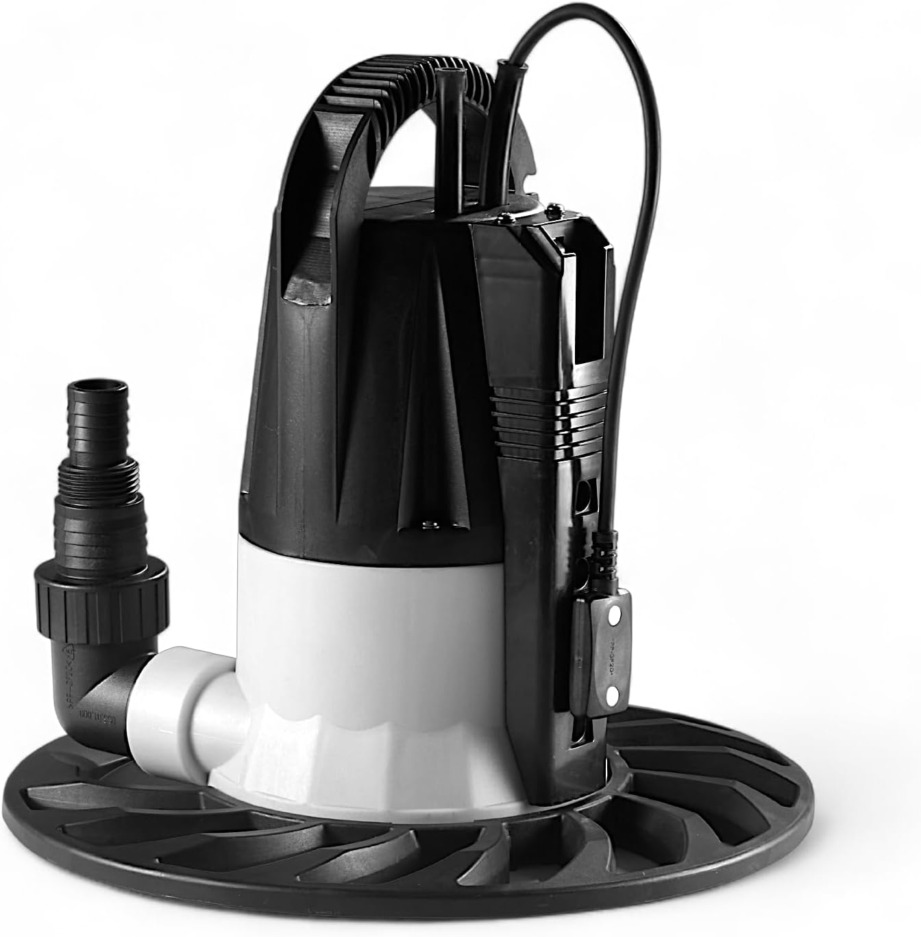 Fibropool Deluxe Submersible Pool Cover Pump – 33 ft High-Pressure Hose, 2300 GPH Automatic Water Removal