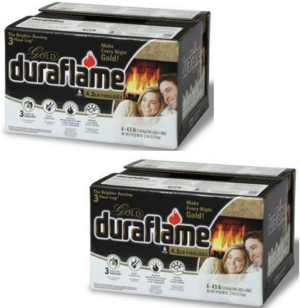 Duraflame 4577 Ultra-Premium Firelogs, 4.5-Pound, (12 Pack)