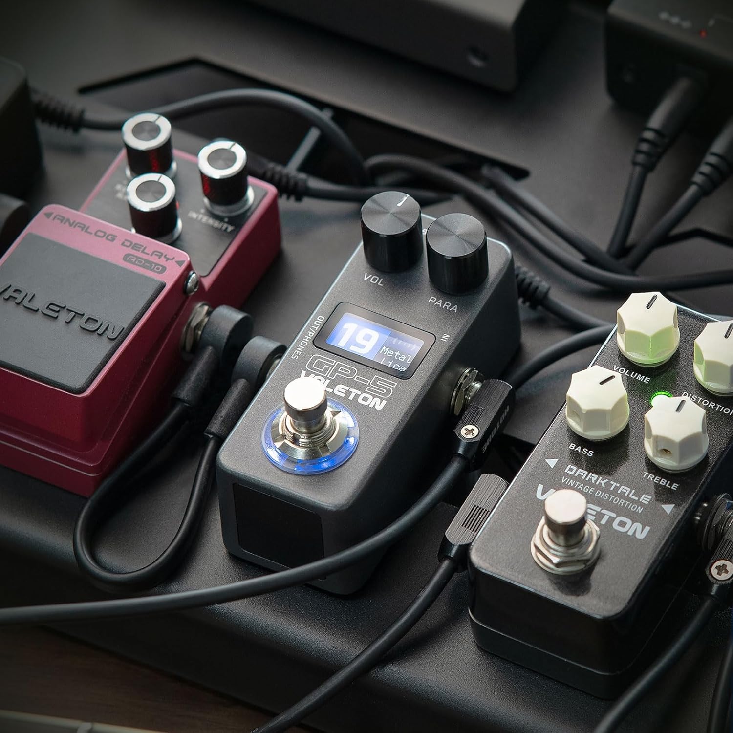 Valeton GP-5 Super Compact Multi-Effects Processor & NAM/IR Loader Pedal(Incl 1PCS Additional TRS Cable By VOLKTONE)