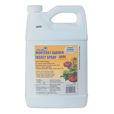 Monterey OMRI Garden Insect Spray with Spinosad, Concentrate, 1 Gallon