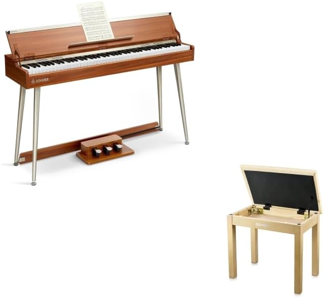 Donner DDP-80 PLUS Digital Piano+Donner Piano Bench
