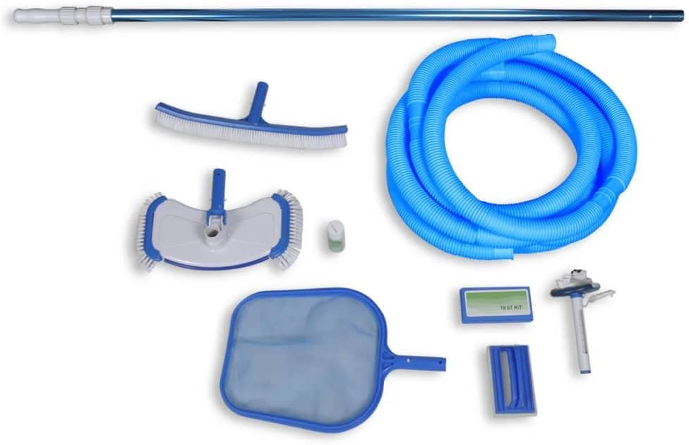 Swimming Pool Accessory White, Blue ABS, PP, Aluminum Portable,Pool Cleaners & Chemicals-90400