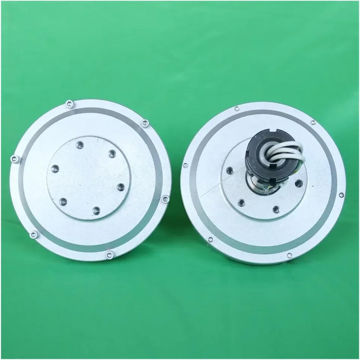 Low RPM 300RPM 200W 500W 100W 3000W Coreless Generator Low Resistance Quick Start Running for Wind Turbine Hydraulic Low Starting Speed for Home(with Base,12V_500W)