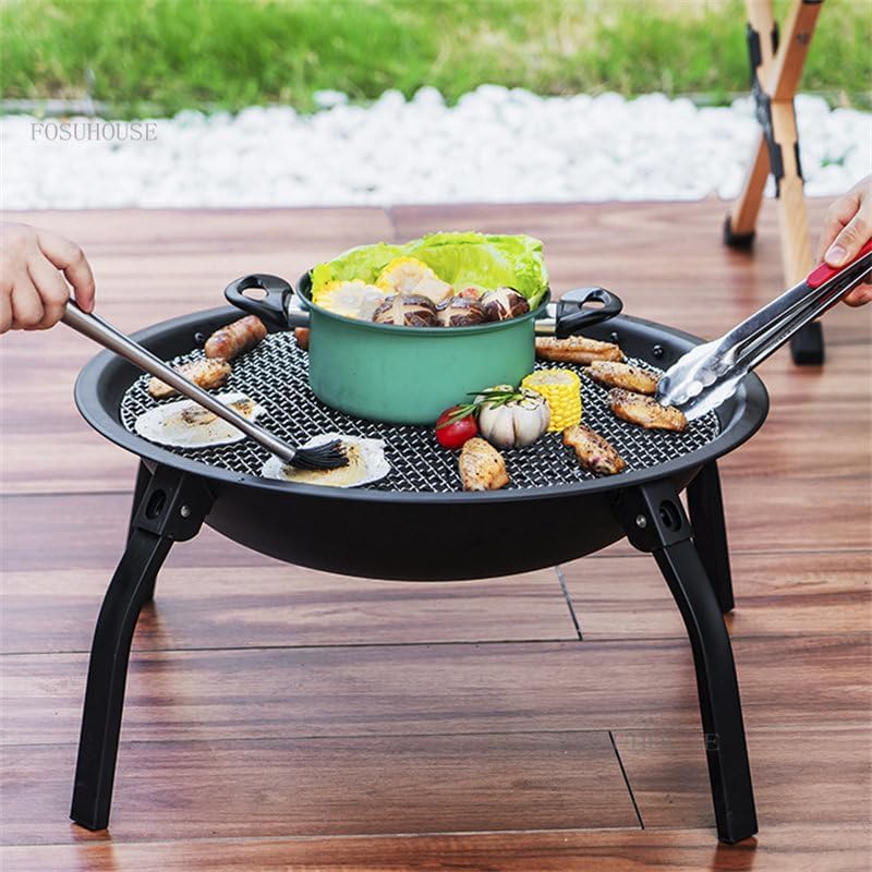 Outdoor Fireplaces Household Fire Pit Courtyard Villa Heating Stove Outdoor Charcoal BBQ Multifunctional Indoor Fire Pits