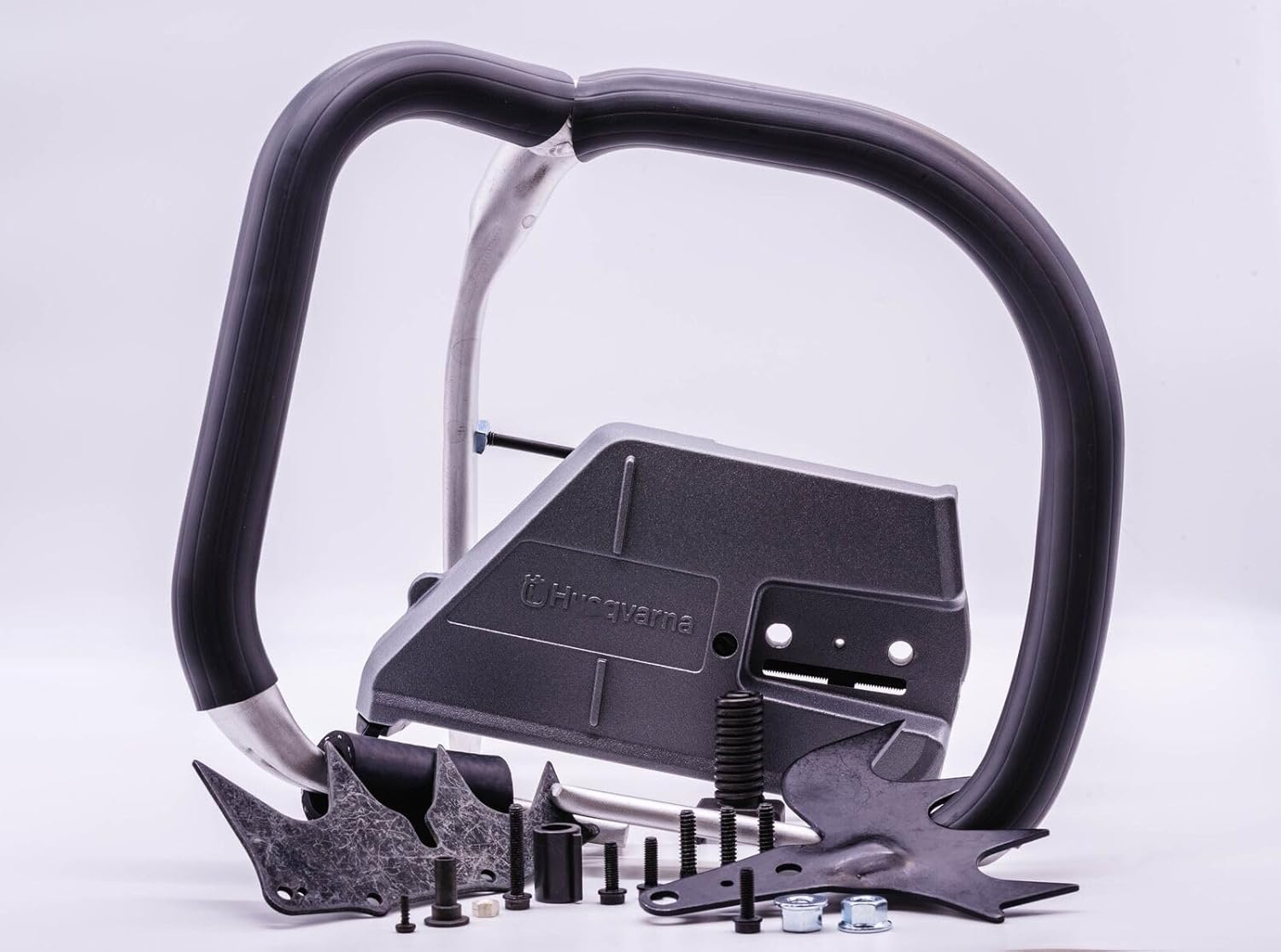 FULL WRAP HANDLE WITH SPIKES AND CLUTCH COVER FITS 565 572XP, Replacement for HUSQVARNA OEM