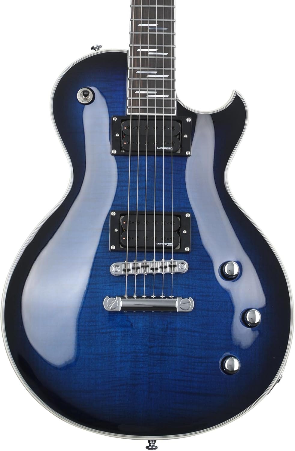Schecter Solo-II Supreme Electric Guitar - See Thru Blue Burst