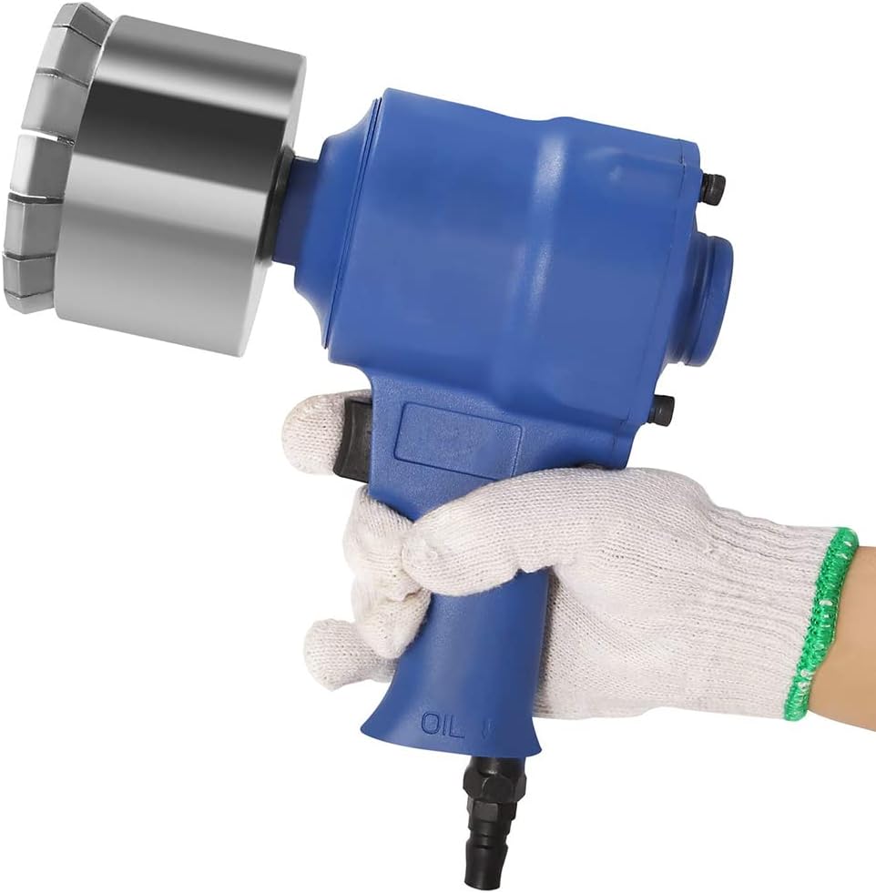 Pneumatic Oil Drum Cap Seal Crimping Machine 200L /53 Gallon Oil Barrel Cap Crimper Sealer Iron Barrel Sealing Sealing Pliers Portable Capping Machine for 74mm Cap 35mm (74mm)