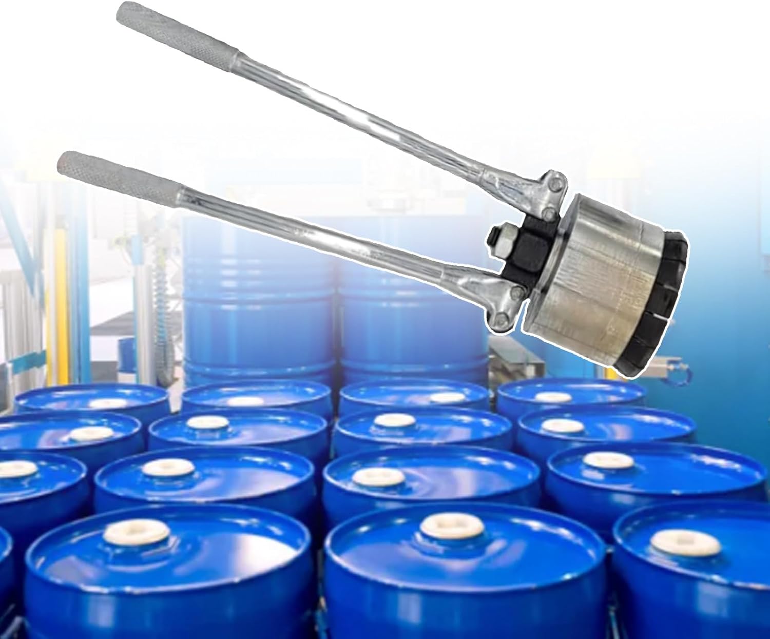 35/70Mm Oil Drum Pressure Cap Sealing Crimping Tool, Crimper Sealer for 200-Liter Drum/Barrel, Drum Manual Oil Barrel Sealing Machine,35Mm+70Mm-70mm