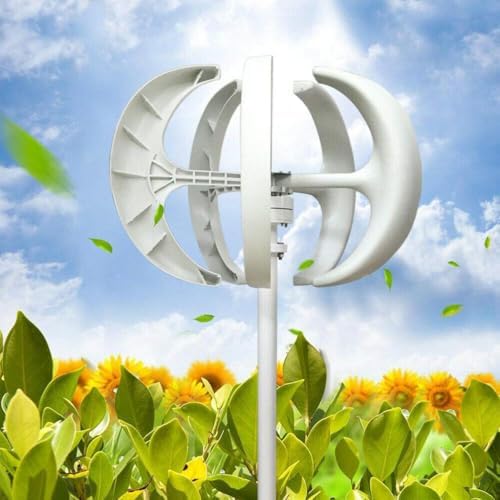 Efficient 400W-1200W Vertical Wind Turbine Generator Kit - 5-Blade 12V/24V Home Wind Power System with Controller for Eco-Friendly Renewable Energy Solutions