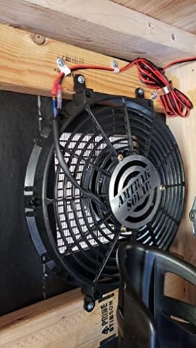 Amtrak Solar 100 Watt Attic Fan works 24 hours with Wind Turbine and Solar Power to cool your house, shed, or garage