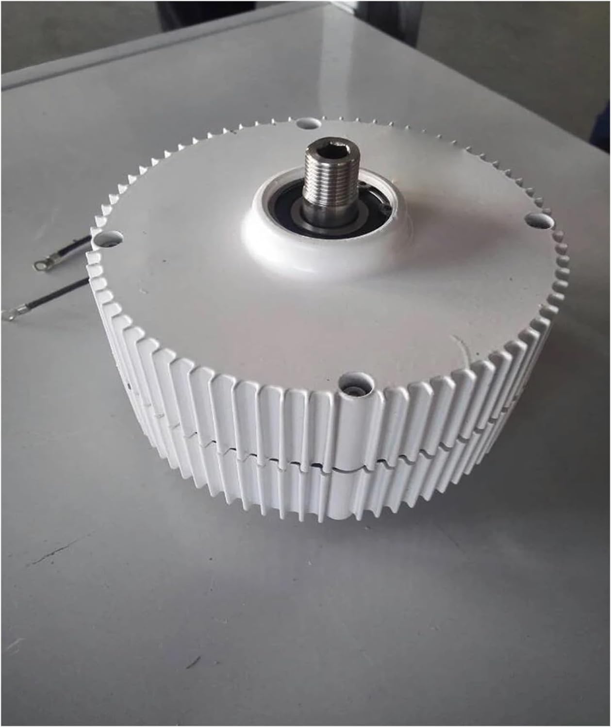 Wind Turbines, Low RPM PMG Low Rotate Speed 400W 12V/24V/48V Output Permanent Magnet nerator Wind Turbine Alternator(No Base,Double Shaft_48V)
