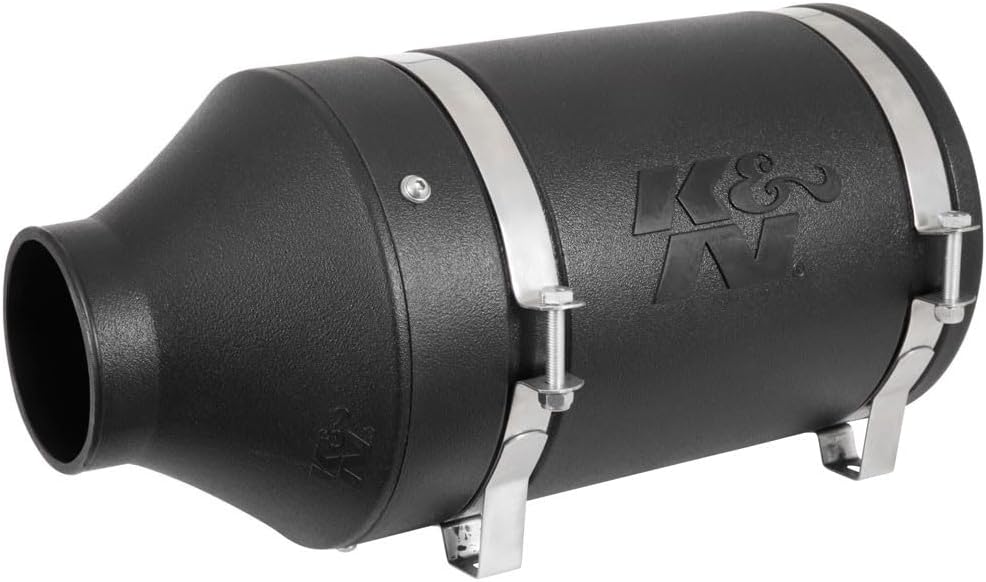 K&N High-Flow Original Lifetime Universal Off-Road Air Intake: High Performance, Premium, Guaranteed to Increase Horsepower: Filter Shape: Air Intake, 54-6853