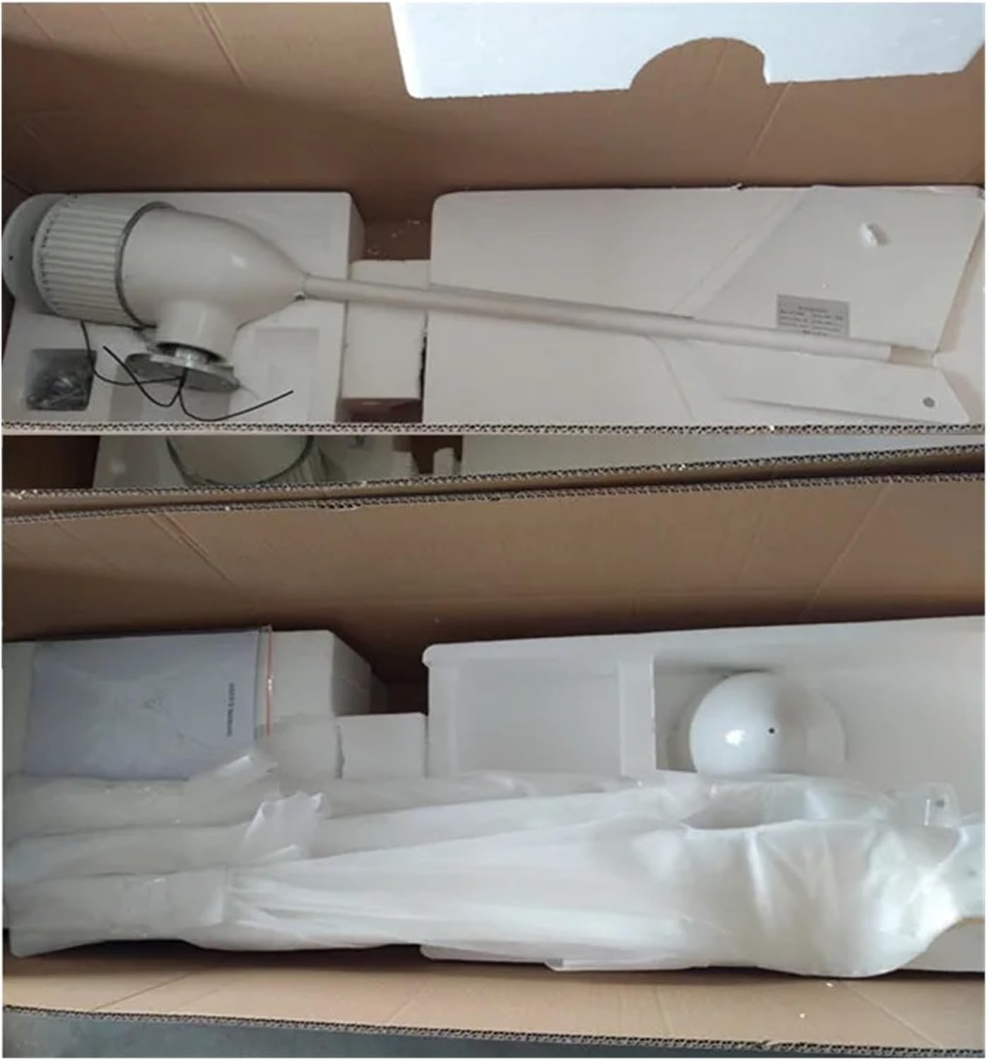 Wind Turbine Generator Kit, 3m/s Start Up Wind Speed 1000W Wind Turbine nerator with 1KW 24V 48V for Hybrid Solar Wind System(48V)