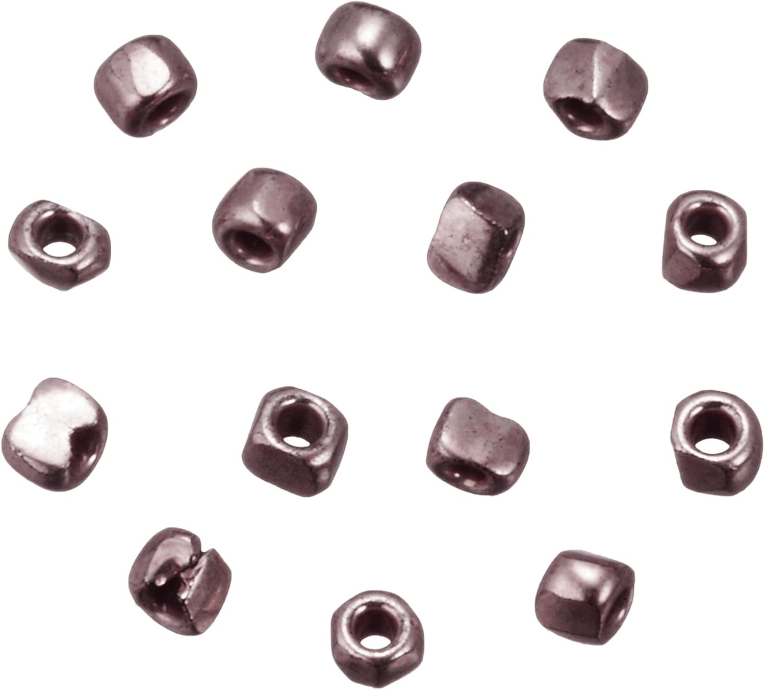 TOHO CRS-605 Extra Small Three Cut Beads, 10 Bundles, Thread Threading Beads, Outer Diameter Approx. 0.06 inches (1.6 mm), 328.1 ft (100 m)