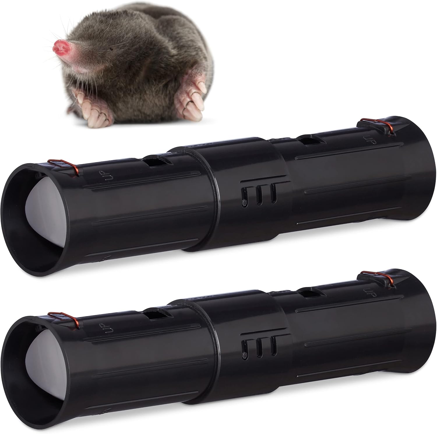Relaxdays 2-Pack Humane Mole Trap