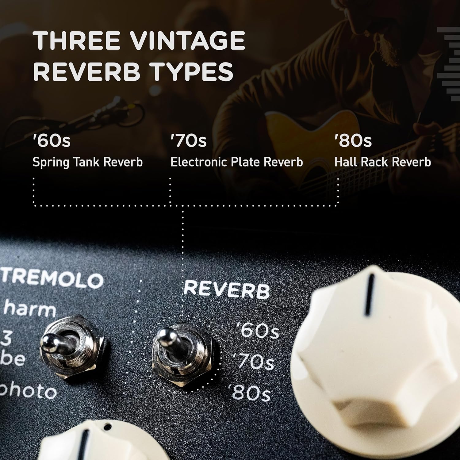 Strymon Flint V2 Tremolo and Reverb Guitar Effects Pedal for Electric and Acoustic Guitar, Synths, Vocals and Keyboards