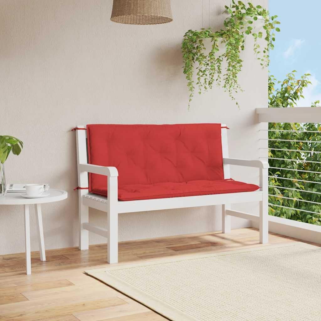 Garden Bench Cushion Red 47.2
