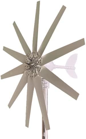 Windmill Power Generator with Charge Controller,10 Blades 3000W Wind Turbine Generator Windmill with Controller Homeuse