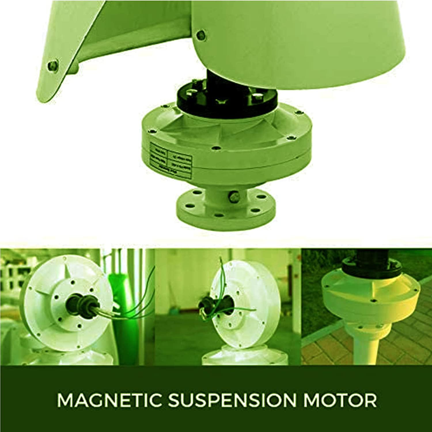 Wind Turbine Generator Kit, 9000W Wind Generator Kit with Charge Controller Wind Power Generator for Marine RV Home Windmill