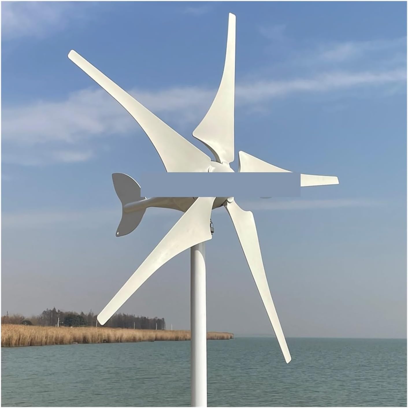 5000W Wind Turbine Generator Wind Power Complete System Kit for Home Appliance Electric Generator Camping Low Starting Speed for Home(Hybrid Control,12V)