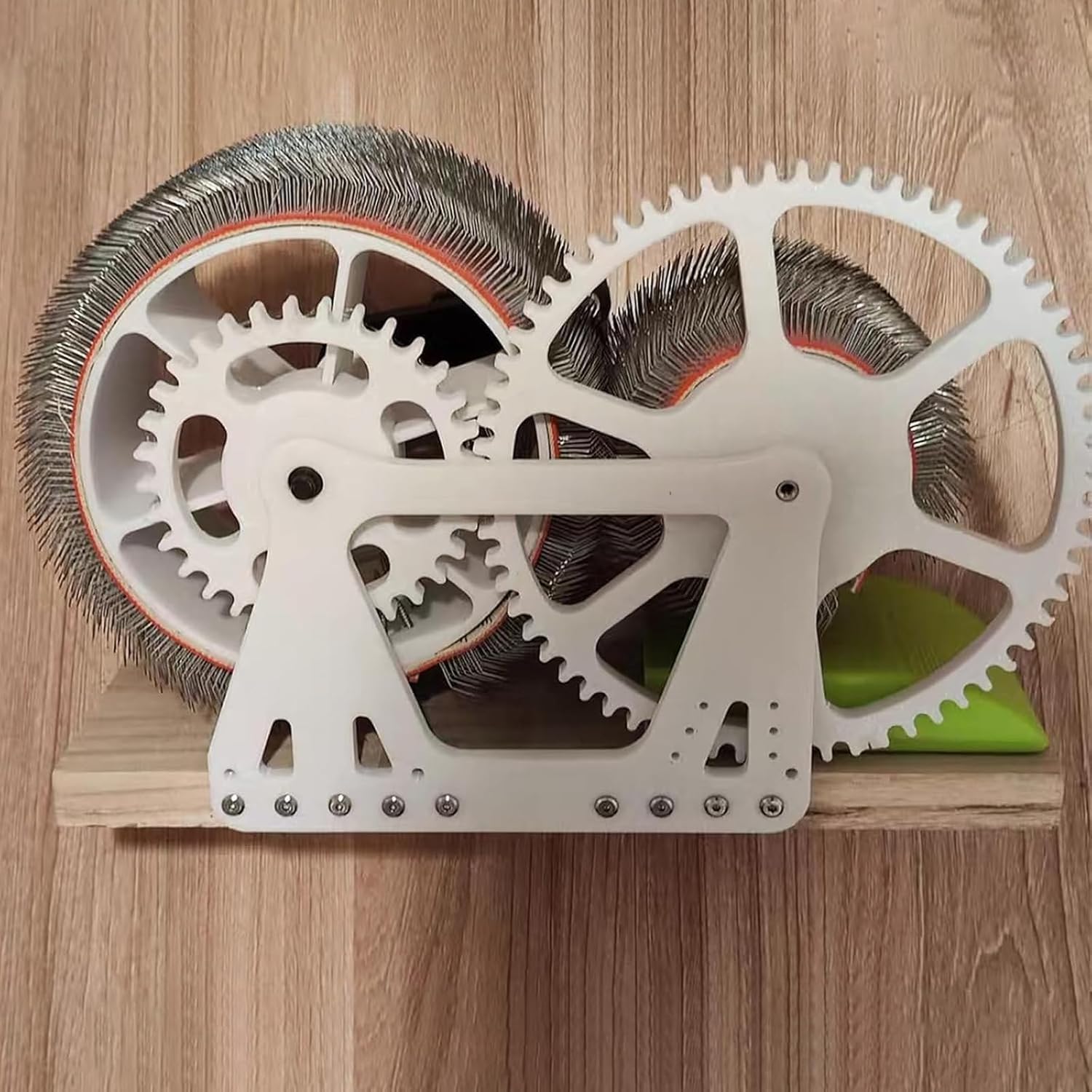 Wool Drum Carder Fiber Carding Machine with Hand Crank Remove Fiber Impurities Fast Color Mixing Wool Blending Wheel Ideal for Carding Fibers and Making Felt Projects