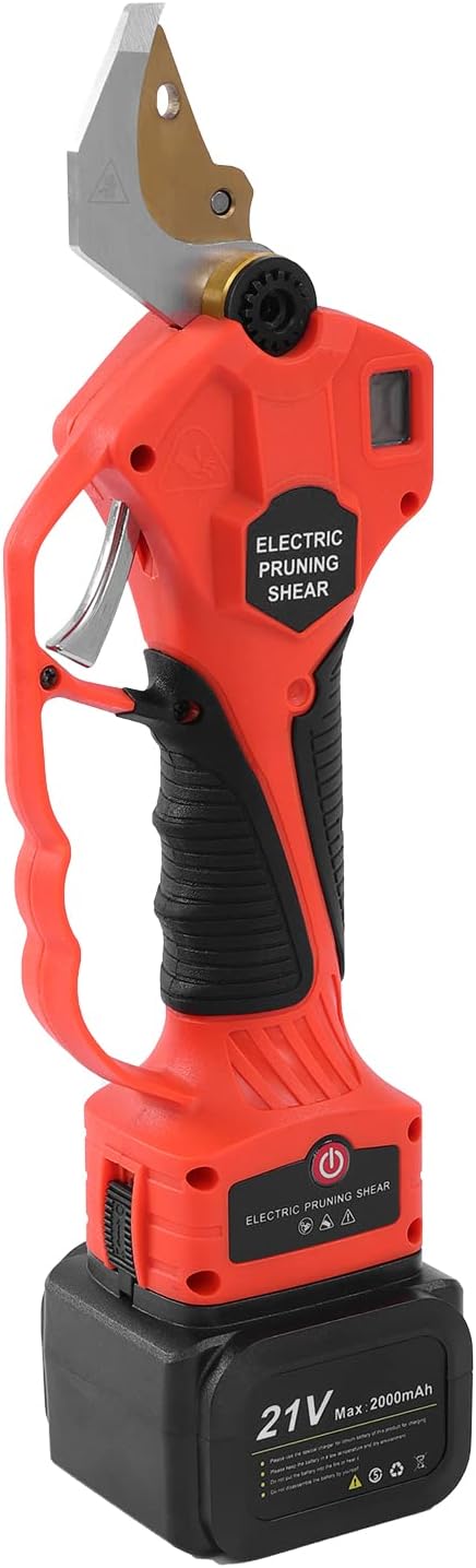 Electric Pruning Shears, Professional Cordless Electric Cordless Battery Pruning Shears with High Reach Extension Pole, Suitable for Gardens, Parks, Farms, Yards 400W