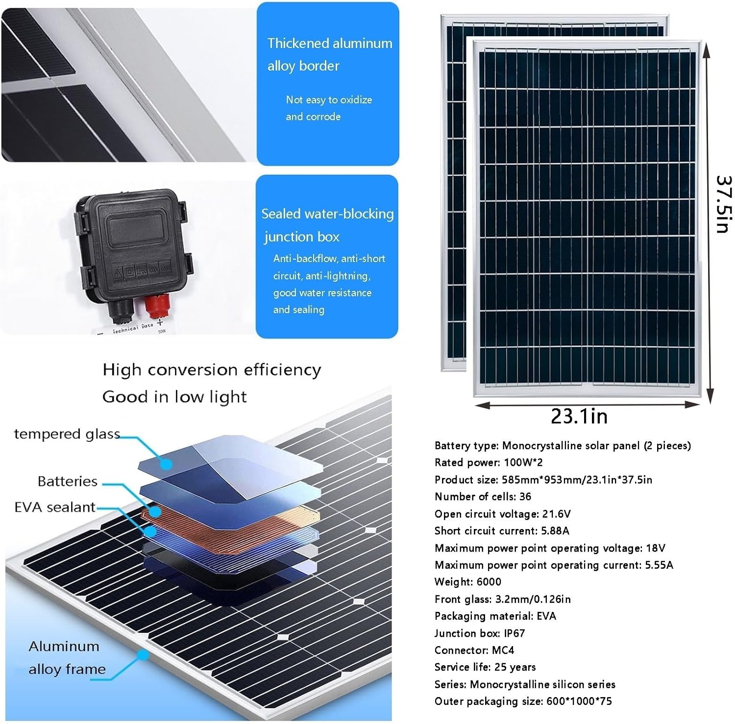 1200W Vertical Axis Wind Turbine Generator Kit 1KW 12V 24v 48v 96v 120v Wind Turbine + 2 * 100W Photovoltaic Panels + Wind and Solar Hybrid Controller Home Three-Phase Generator (Color : 12V)