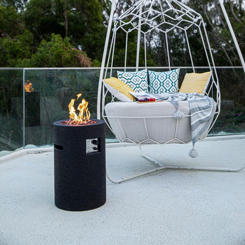 Lava Tube Concrete Fire Pit 18