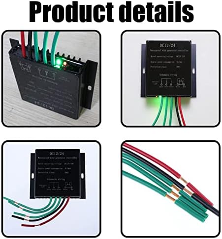 3000W Waterproof MPPT Wind Charge Controller for 12V-48V DC Wind Turbine Generators, Ideal for 0-3000W Wind Systems, Efficient Power Management Solution