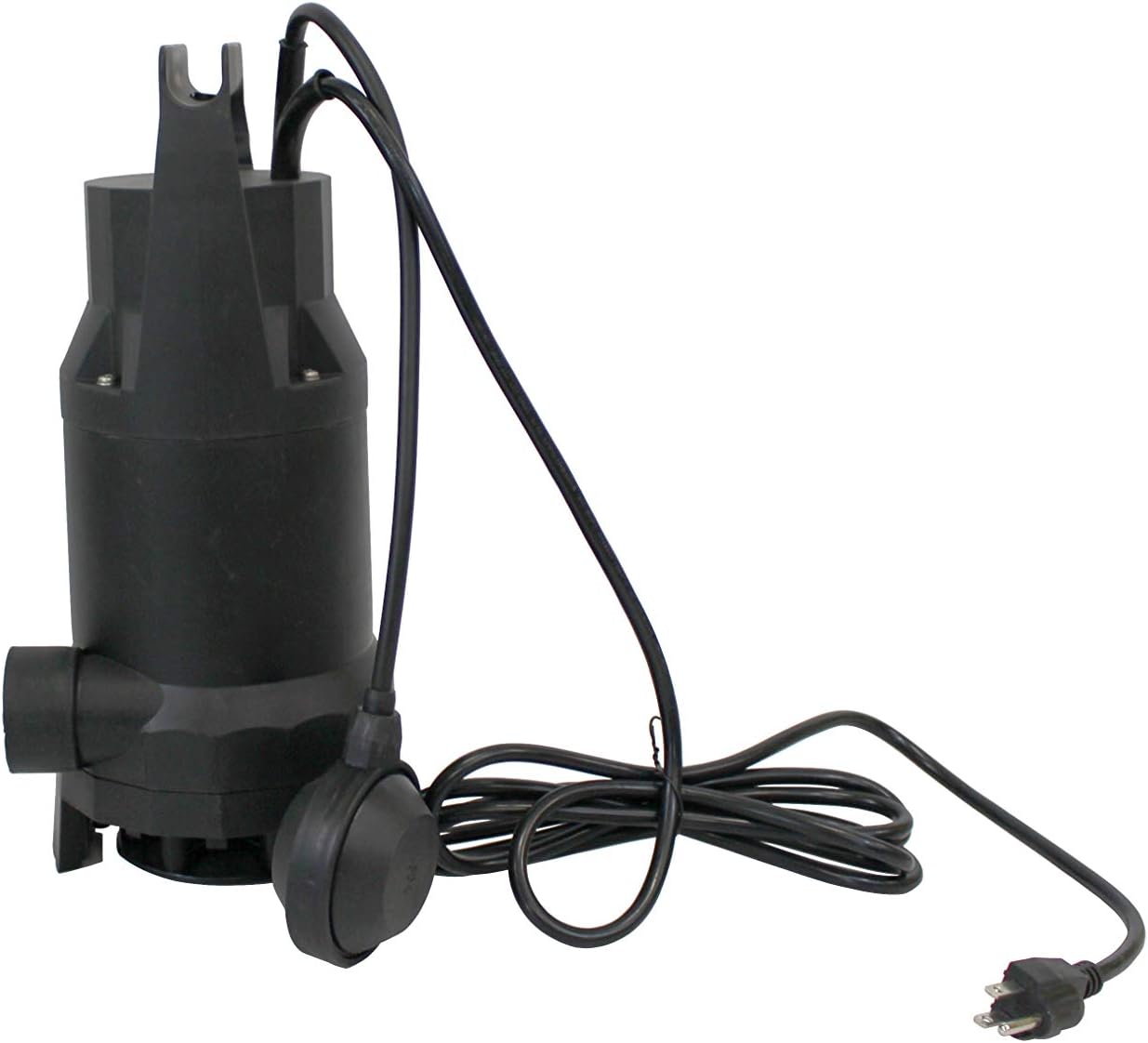 CMI Inc - 1/3 HP Submersible Thermoplastic Utility Pump – 115V 60Hz Portable Water Removal Pump with Handle, 10 Ft Cord – Basement Flood Pumps, Pool Cover Draining, Pond, Aquarium & Sump Pumps