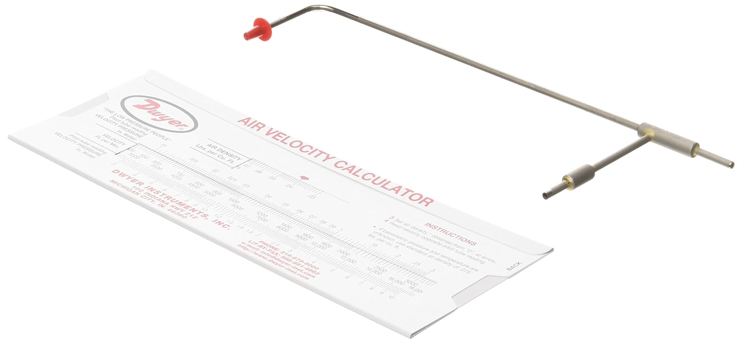 Dwyer® Stainless Steel Pitot Tube, 167-6, 1/8