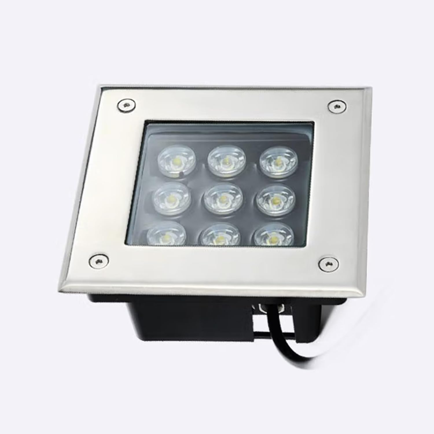 Low Voltage Well Lights Outdoor Recessed Ground Light IP66 Waterproof AC12/24V Square LED Underground Light for Sidewalk Garden Step Lawn Deck Landscape s