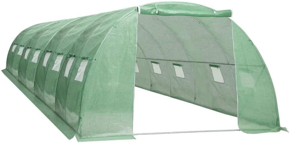 Greenhouse Green PE mesh Fabric Garden Structures Hardware