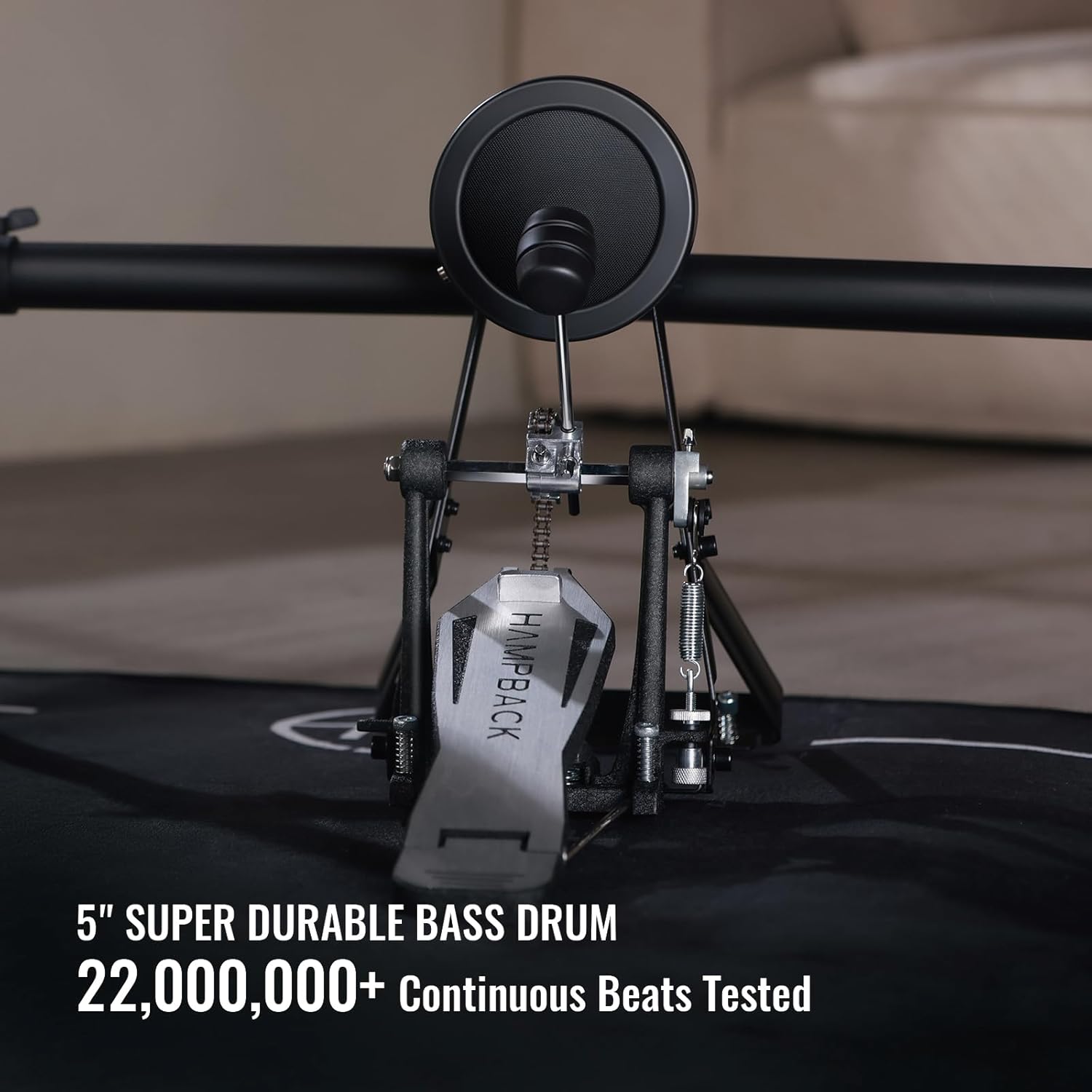 ACE-310 Electric Drum Set with 8'' Drum Pads, 12'' Cymbals with Choke, 5