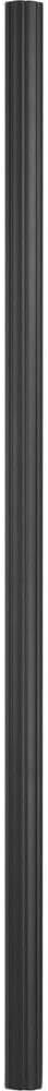 Outdoor 7' Aluminum Fluted Post Textured Black