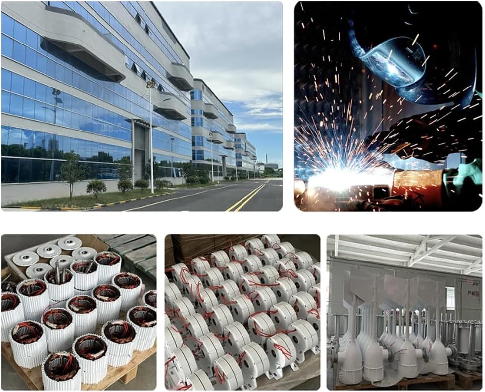 12V,10000W Wind Turbine Generator Gearless Permanent Magnet Generator Turbine, 500 RPM Low Speed 12V 24V for Water Conservancy and Wind Power Household(220V)